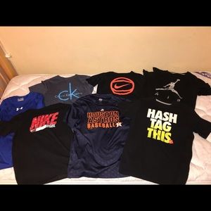 Bundle of boys shirts